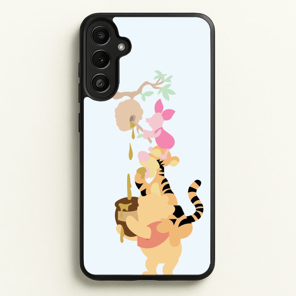 Bouncing Tiger , Piglet , Yellow Bear Phone Case
