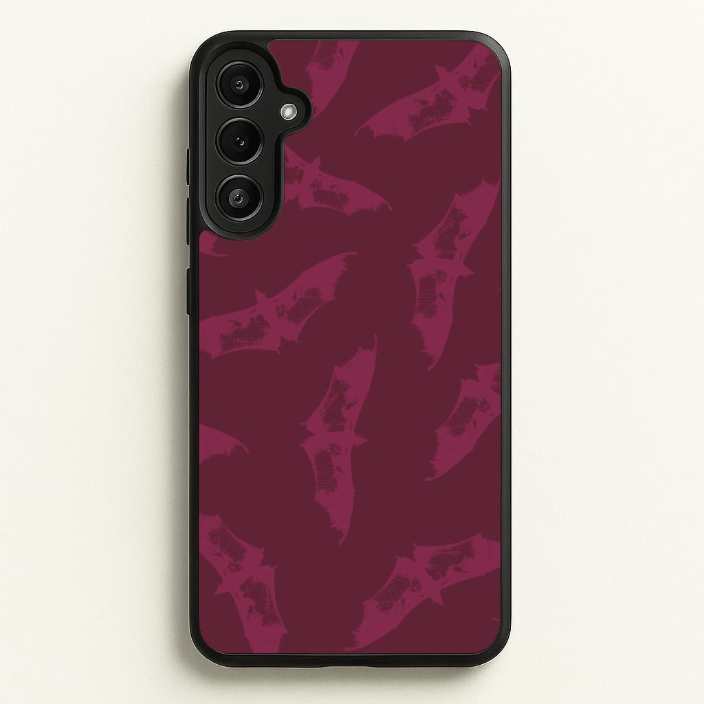 Dark Pink Bats Pattern Phone Case