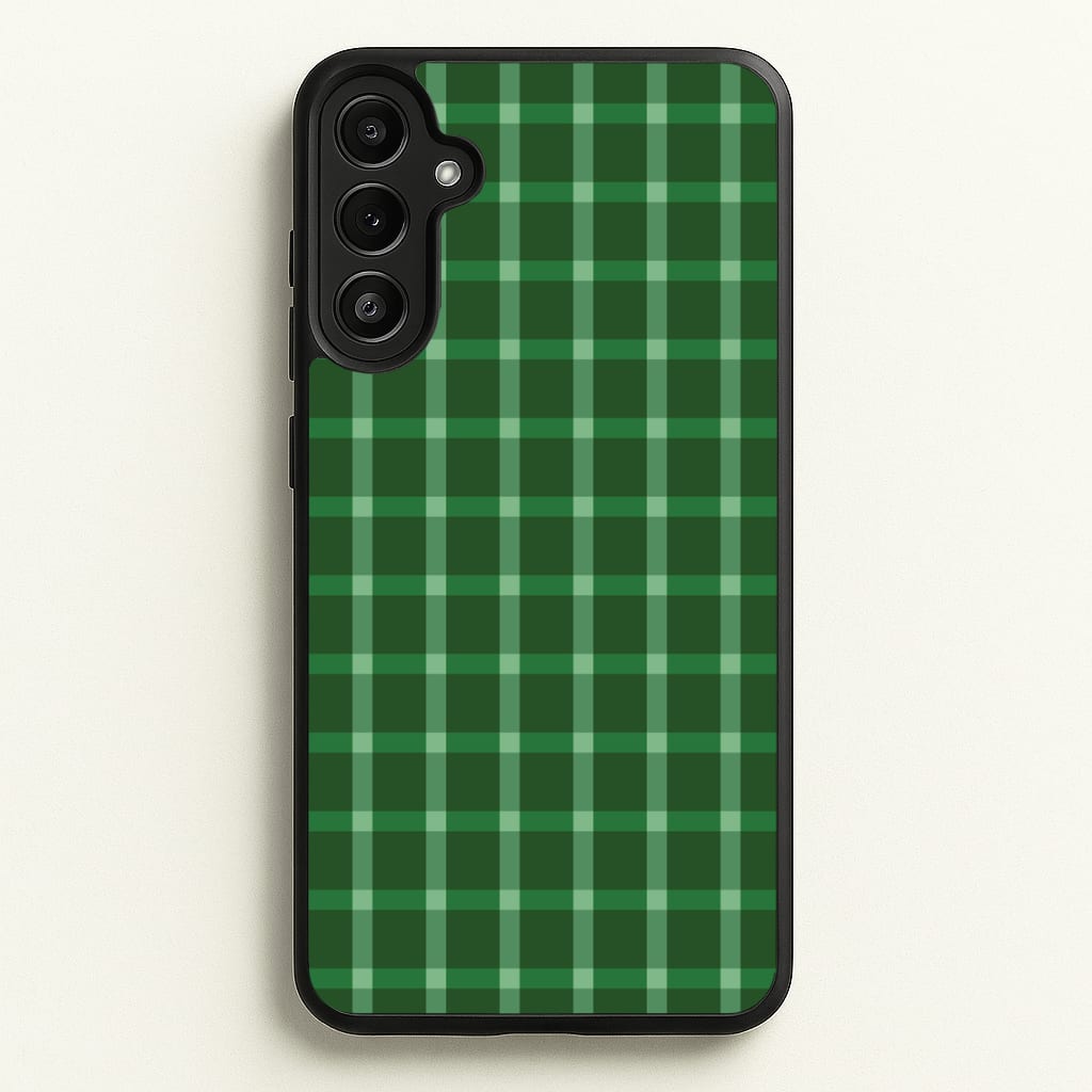 Dark Green Tartan Christmas Pattern Phone Case