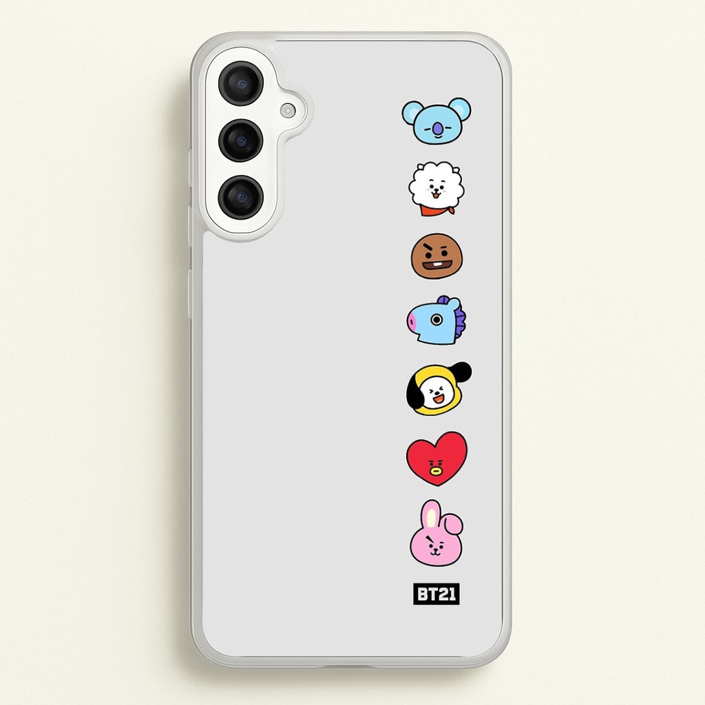 BT21 Vertical Faces - K Pop Phone Case