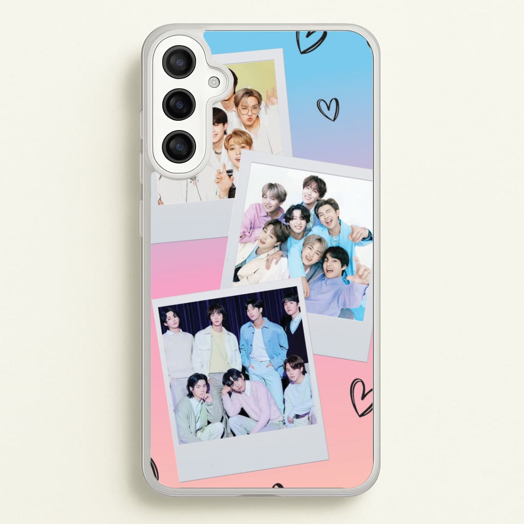 K-Pop Band Polaroid Collage Phone Case