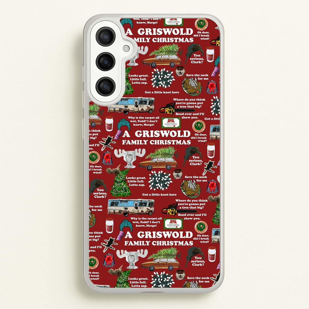 Christmas Holiday Collage Phone Case