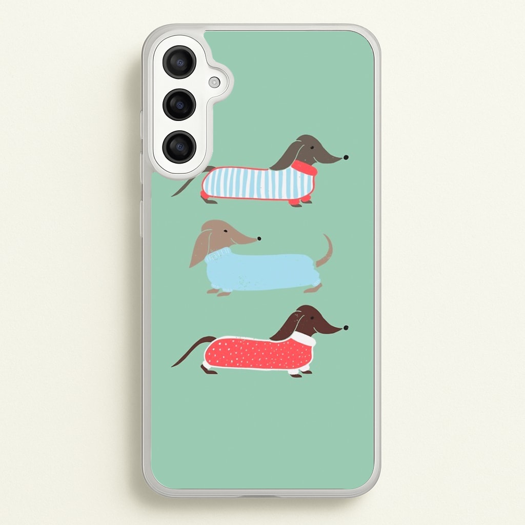 Sausage Dogs in Jumpers Phone Case
