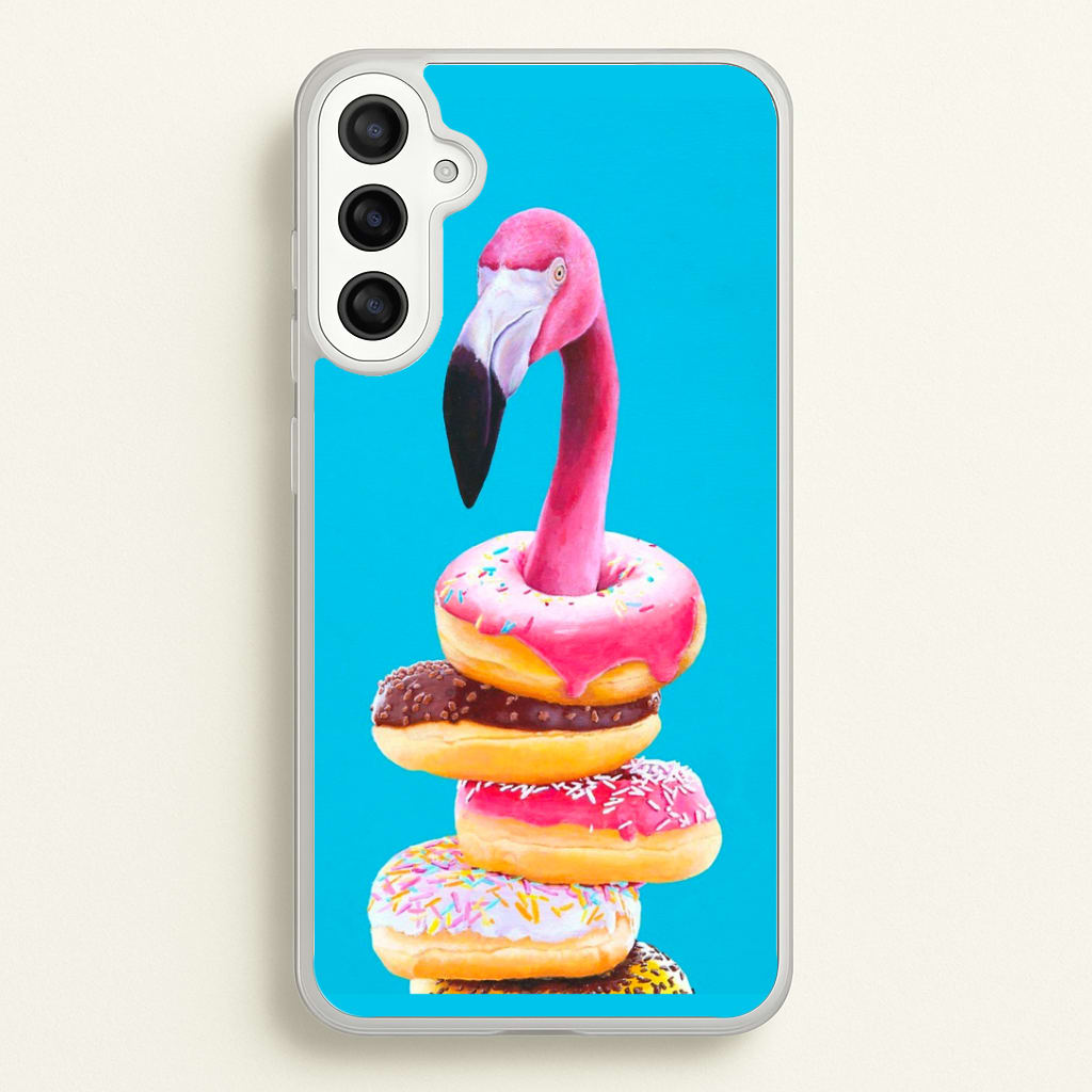 A Famished Flamingo Phone Case