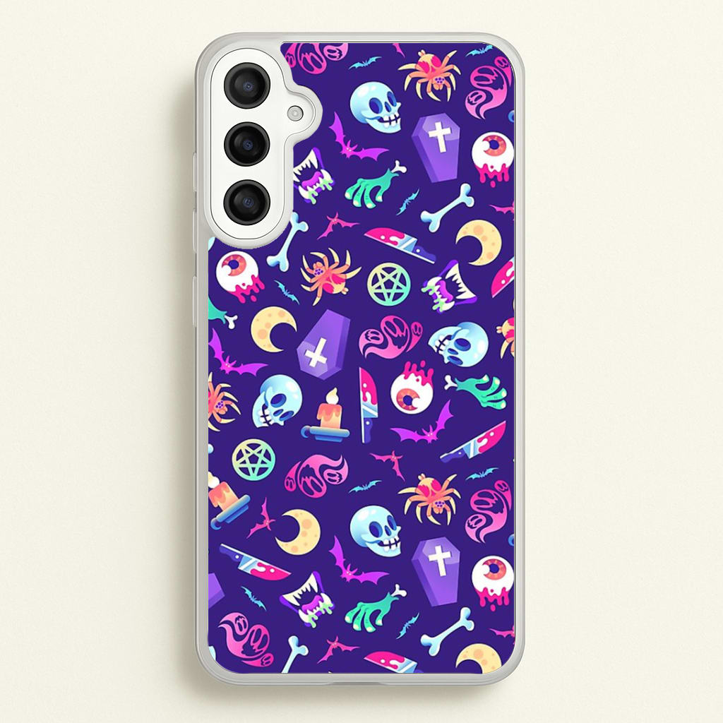 Horroriffic Halloween Pattern Phone Case
