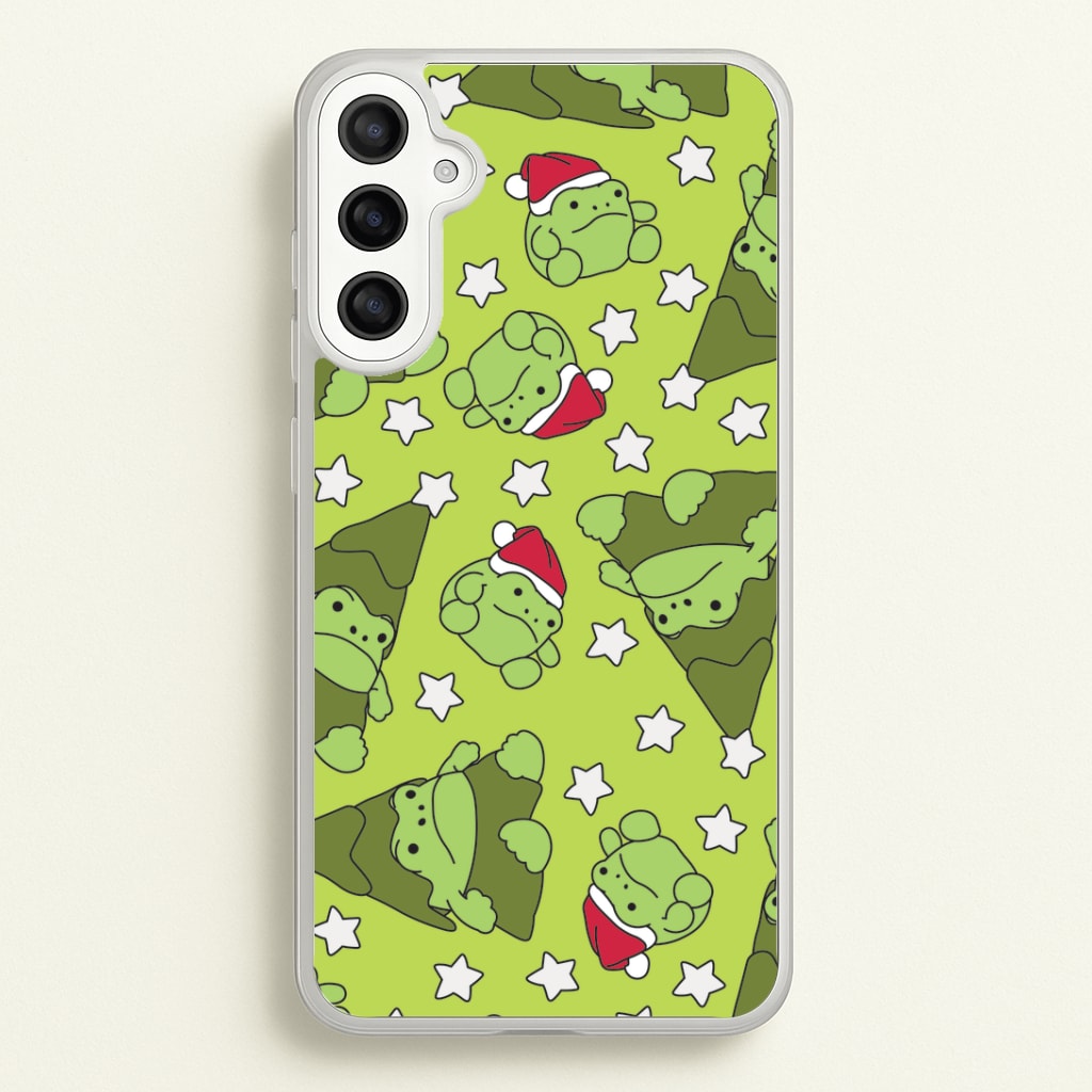 Christmas Frogs And Stars Plush Pattern Phone Case