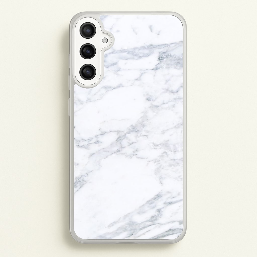 White Marble Pattern Phone Case