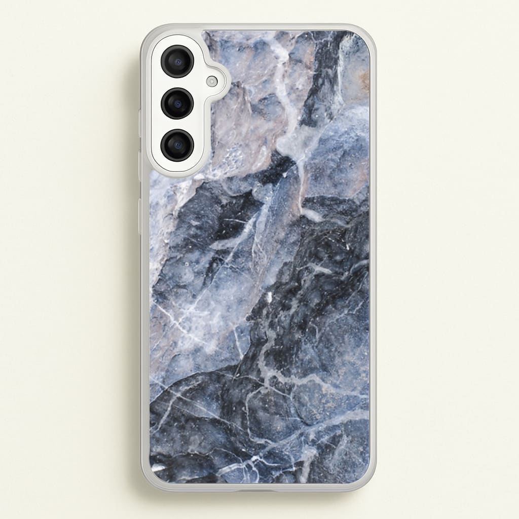 Grey and White Marble Phone Case