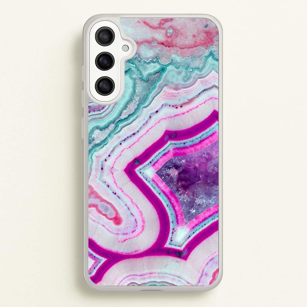 Purple Geode Pattern Phone Case