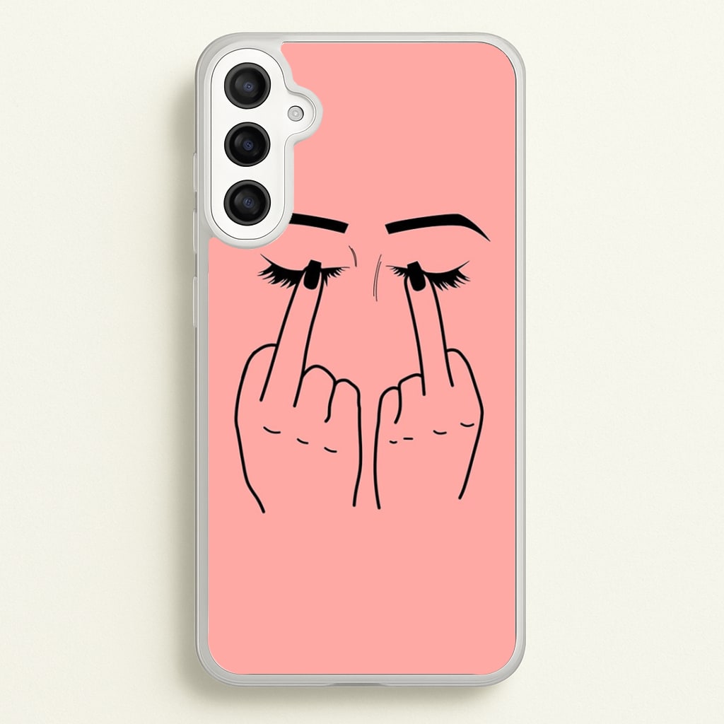 Middle Finger Eyes Phone Case