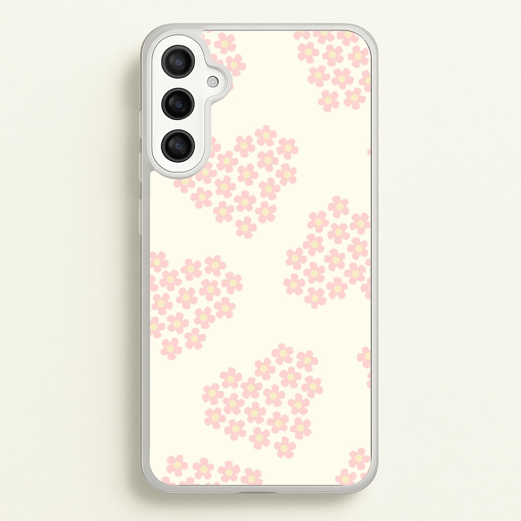 Flower Hearts Pattern Phone Case