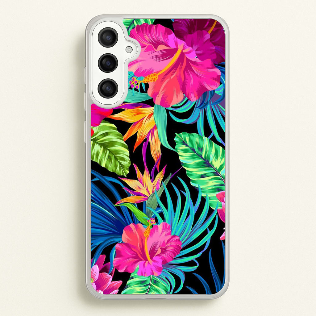 Colourful Hibiscus Pattern Phone Case