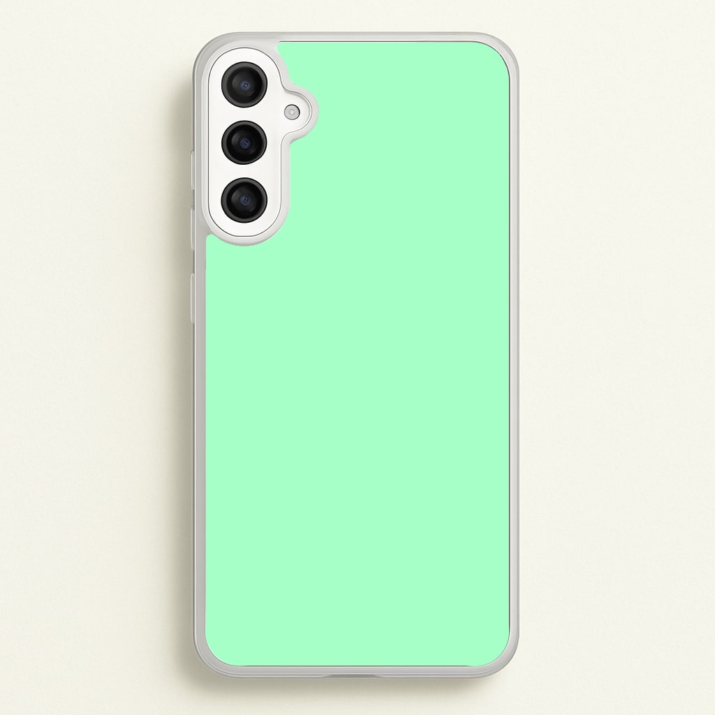 Back To Casics - Pretty Pastels - Plain Green Phone Case