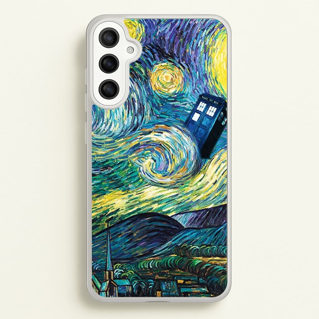 Starry Night Tardis Phone Case