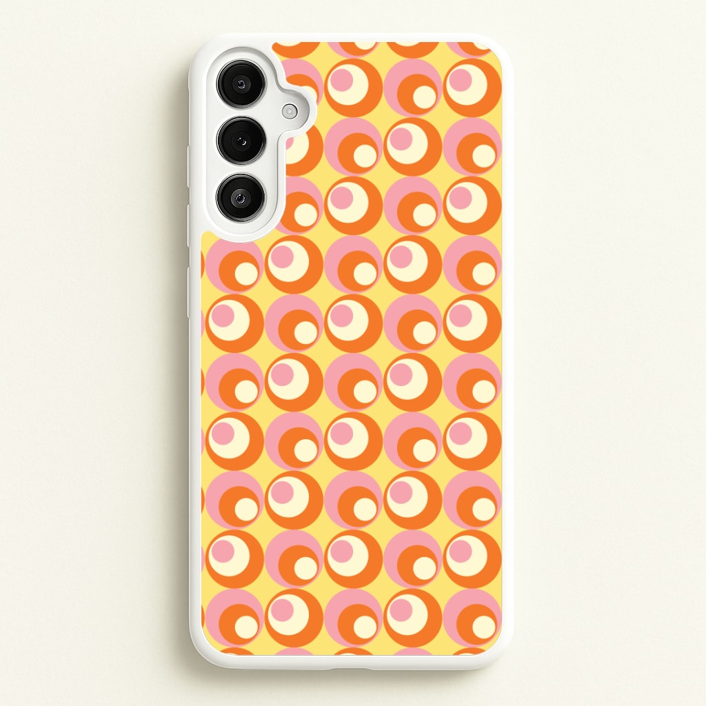 Colourful Circles Retro Pattern Phone Case