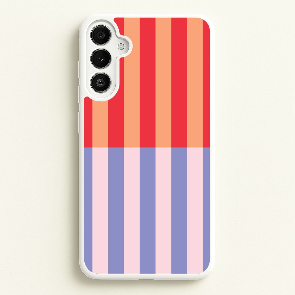 Multicoloured Pinstripe Abstract Pattern Phone Case