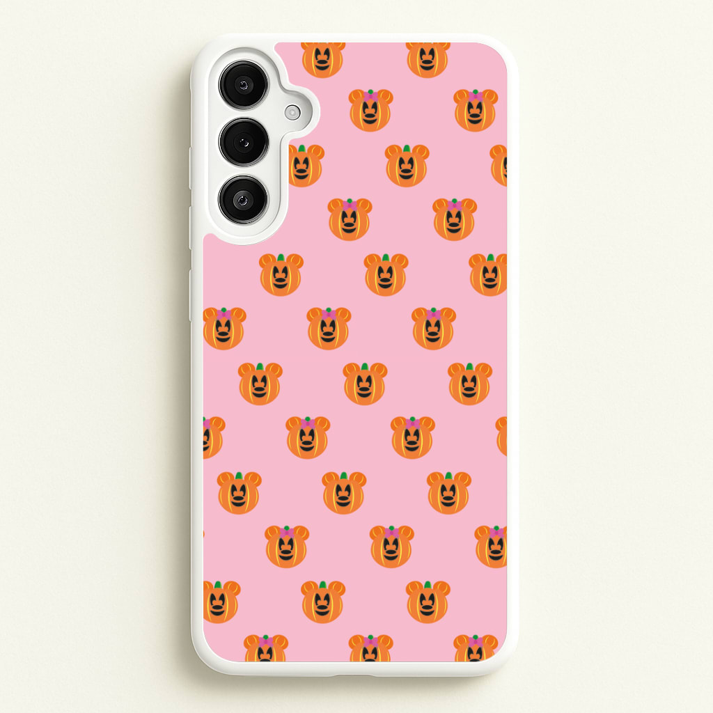 Female Mouse Pumpkin Pattern Halloween Phone Case