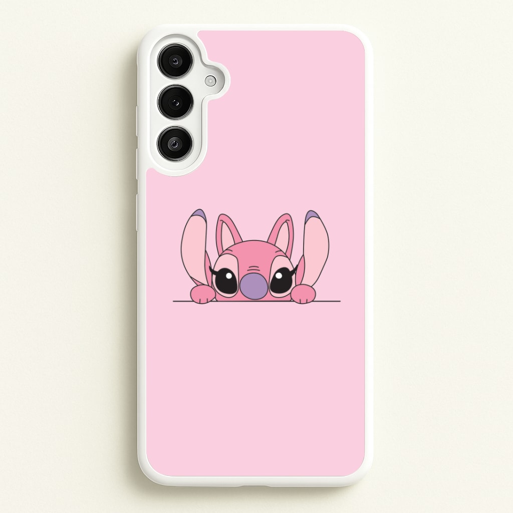 Angel Leaning - Pink Alien Phone Case