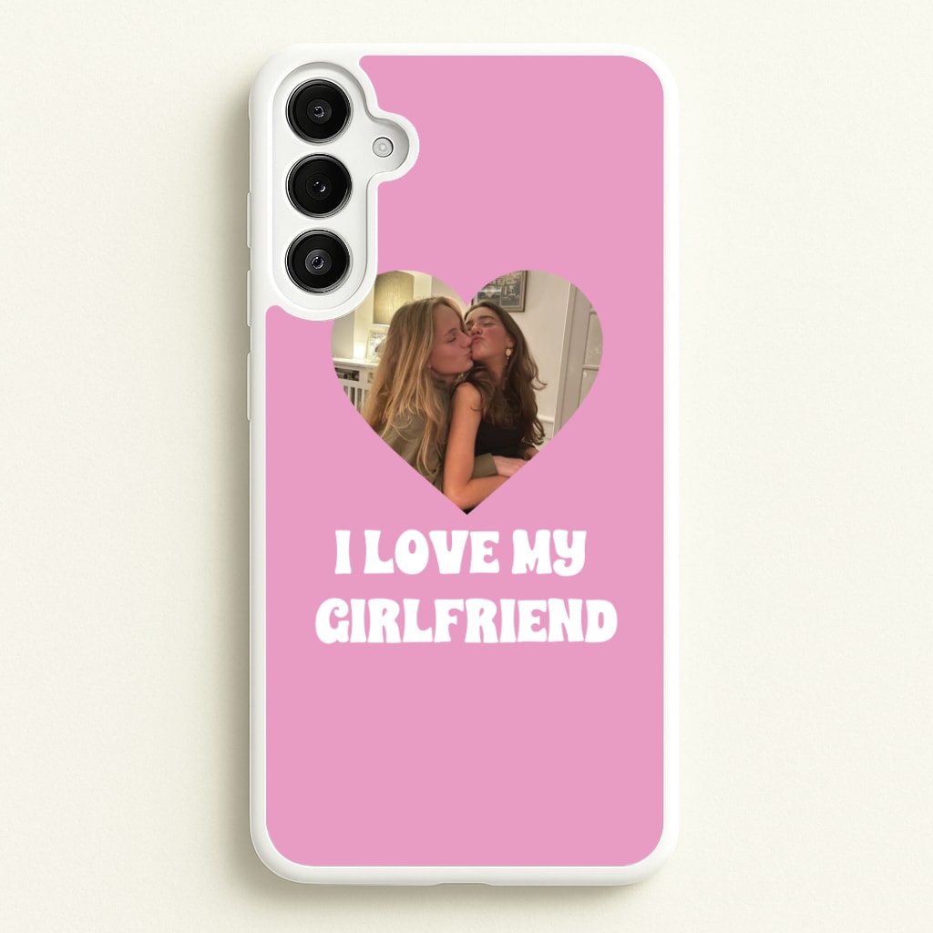 I Love My Girlfriend - Personalised Couples Phone Case