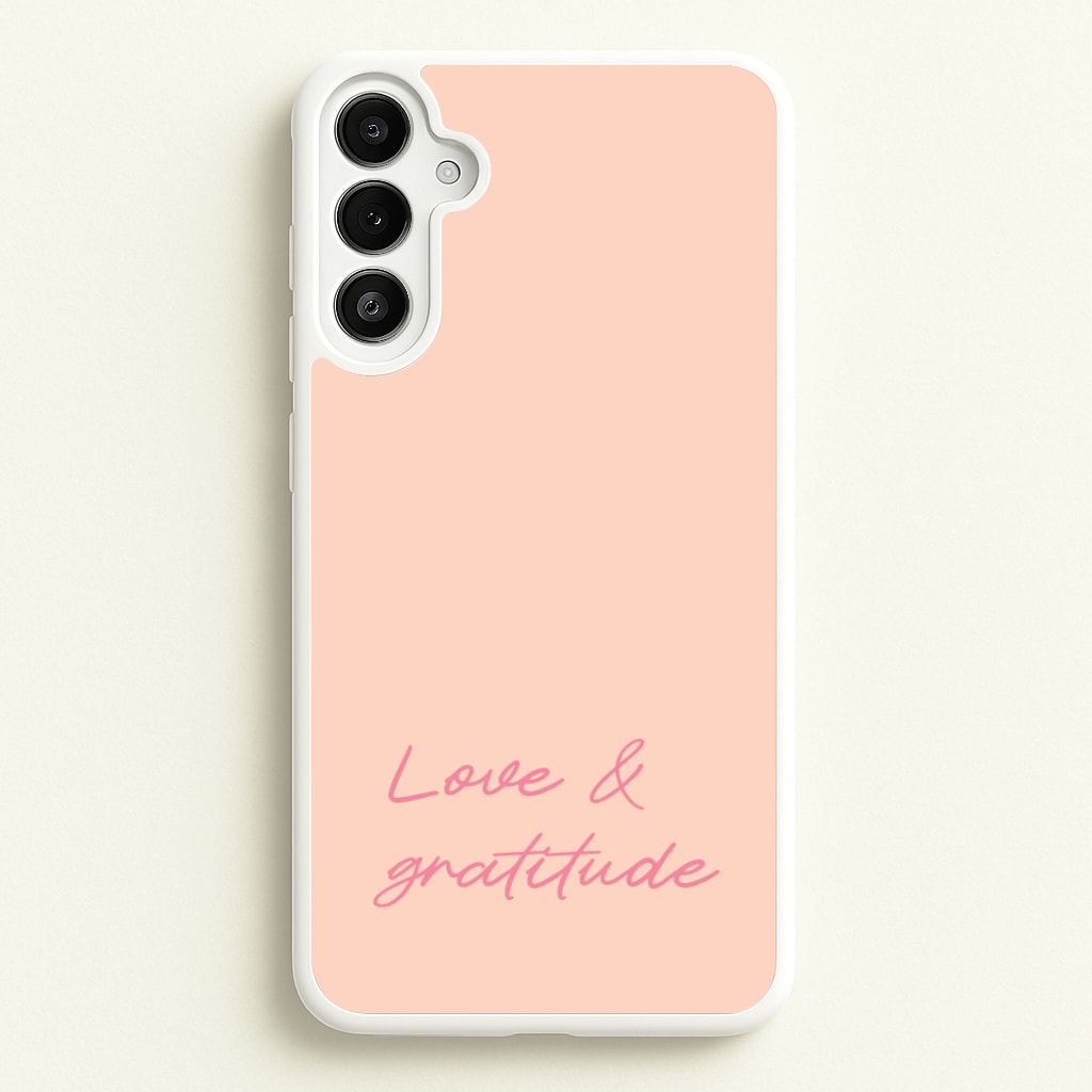 Love And Gratitude Phone Case
