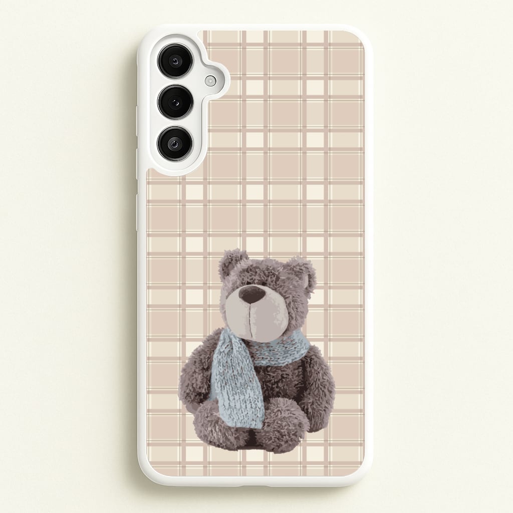 Tartan Teddy Bear Phone Case