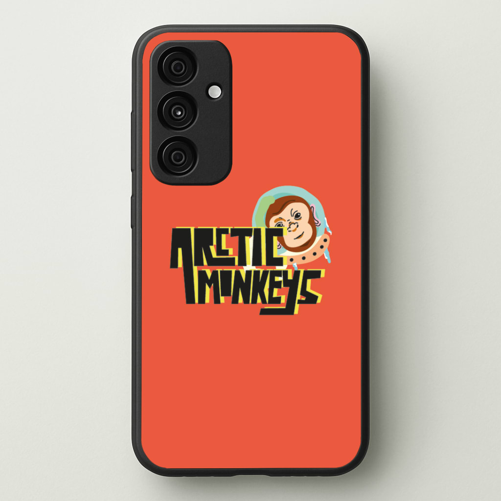 Space Monkey Phone Case - Galaxy A35 / Standard