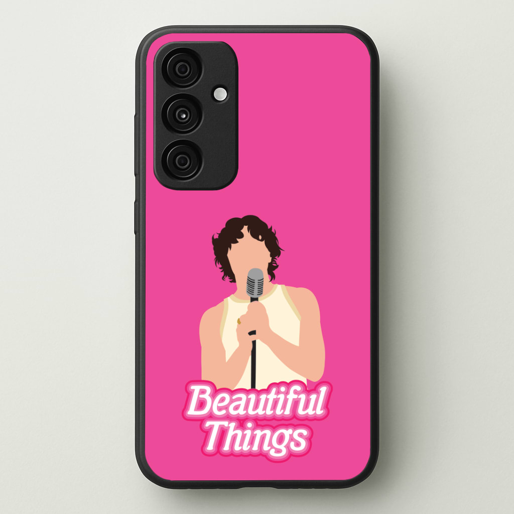 Neon Pink Beautiful Things Phone Case - Galaxy A35 / Standard