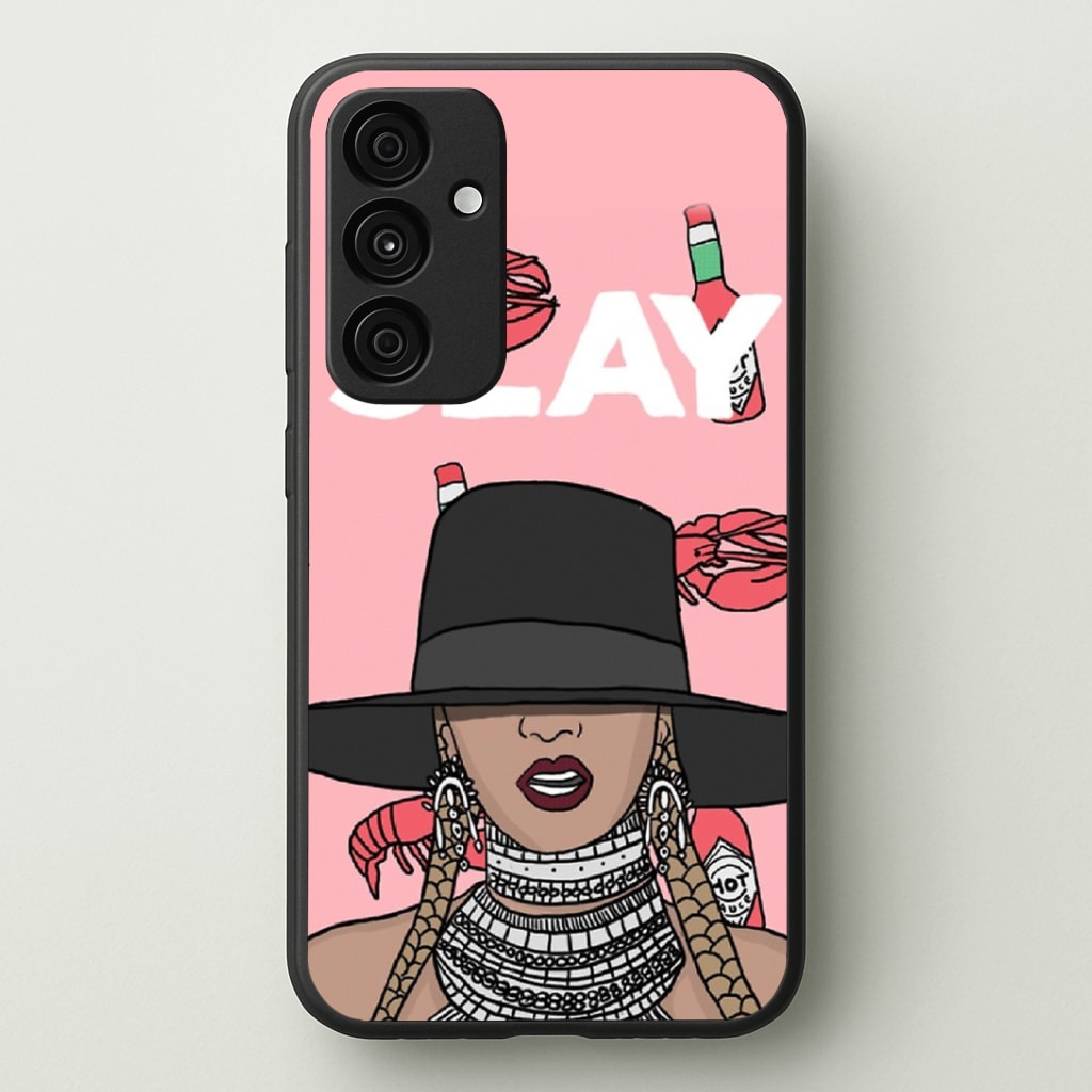 Slay - Queen B Cartoon Phone Case - Galaxy A35 / Standard