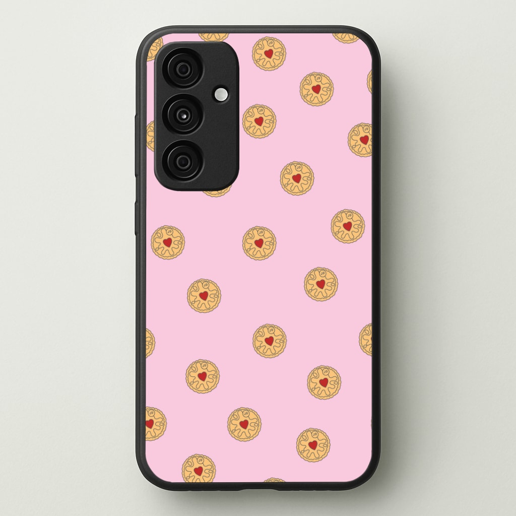 Jammy Doggers - Biscuits Patterns Phone Case - Galaxy A35 / Standard