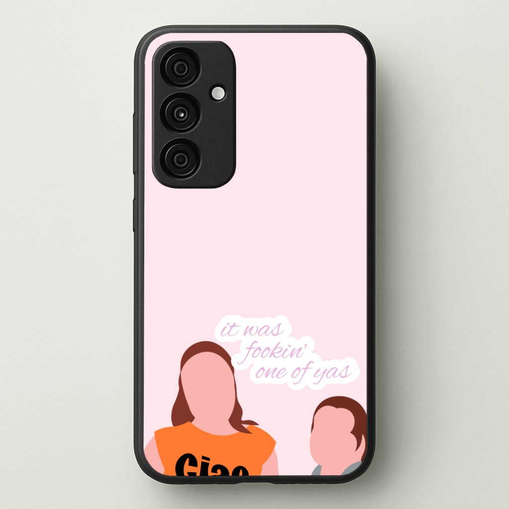 It Was Fookin' One Of Yas - British Pop Culture Phone Case - Galaxy A35 / Standard