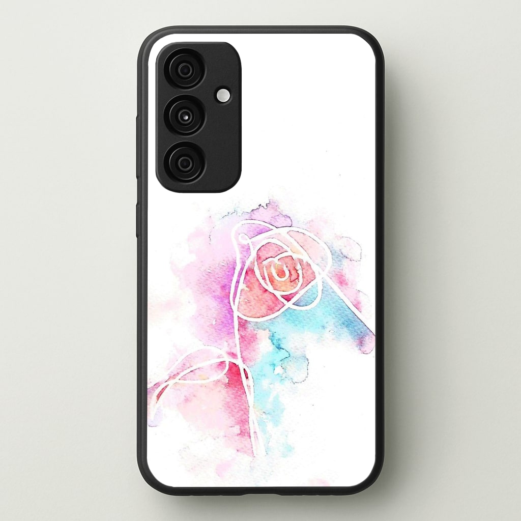 K-Pop Band Love Yourself Watercolour Painting Phone Case - Galaxy A35 / Standard