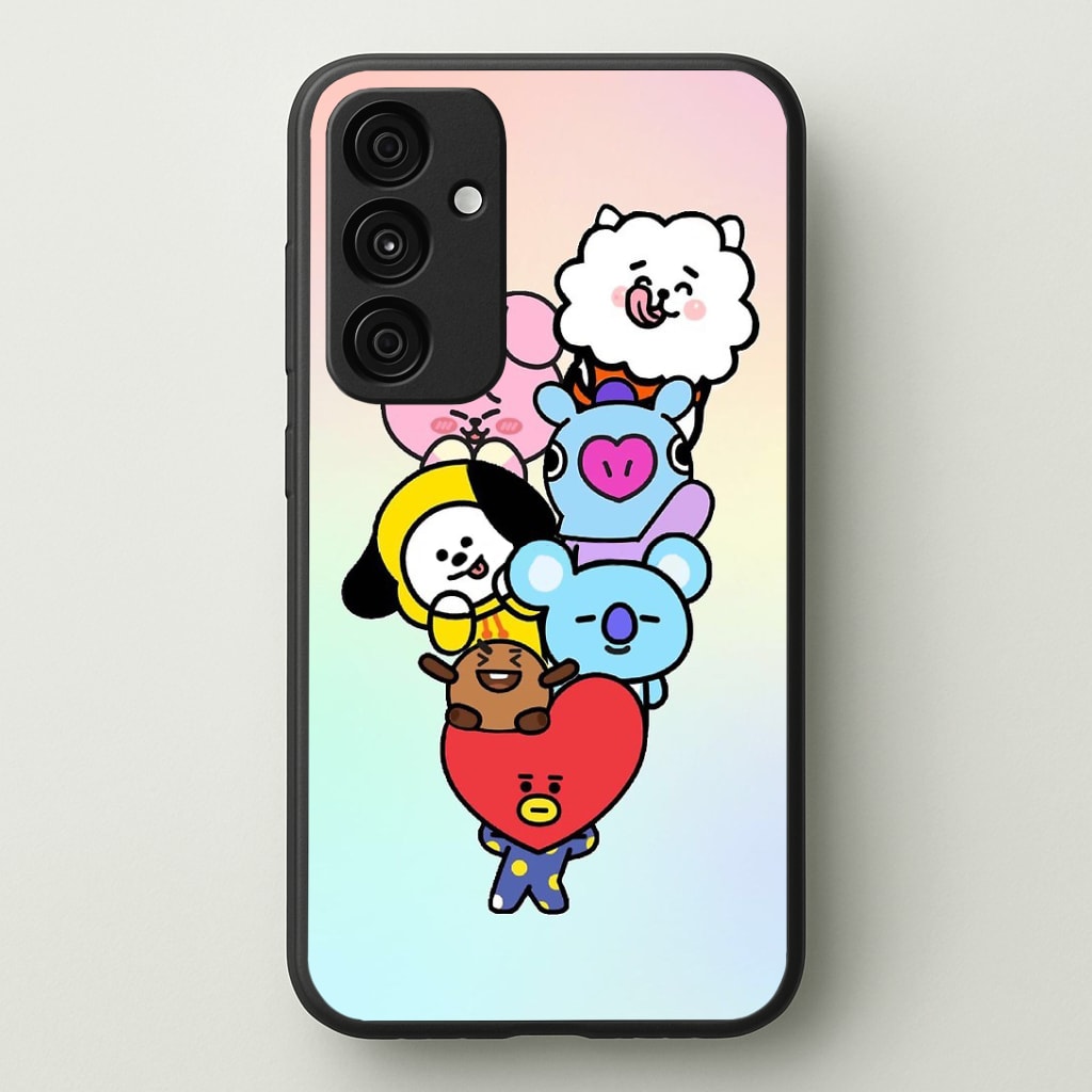 Pastel BT21 - K Pop Phone Case - Galaxy A35 / Standard