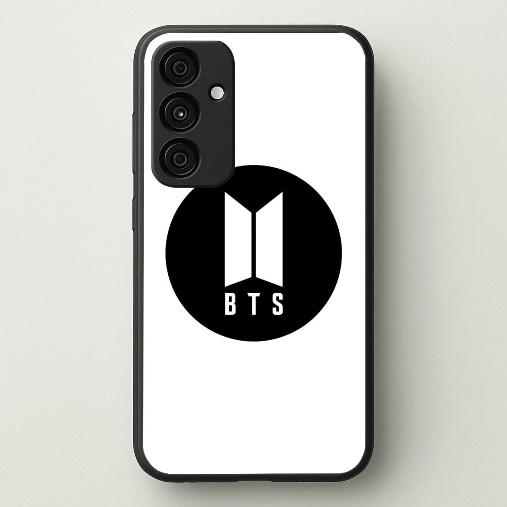 BTS logo Black - K Pop Phone Case - Galaxy A35 / Standard