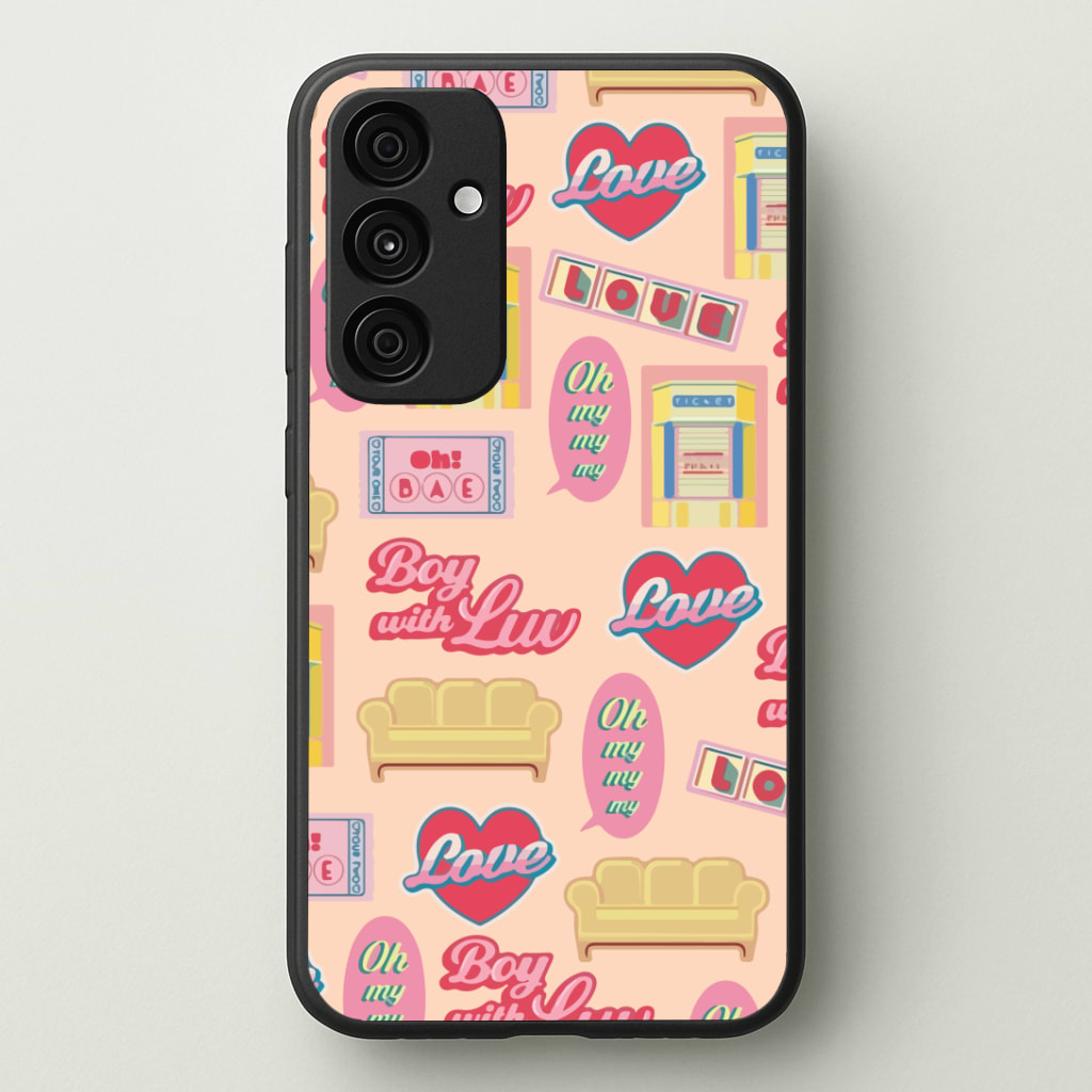 K-Pop Band Icon Pattern Phone Case - Galaxy A35 / Standard
