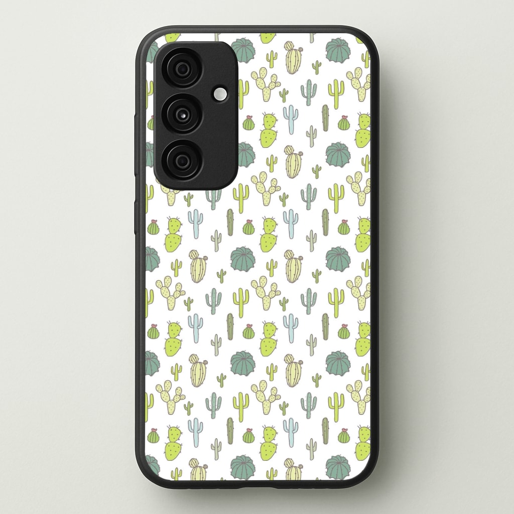 Cactus Pattern Phone Case - Galaxy A35 / Standard