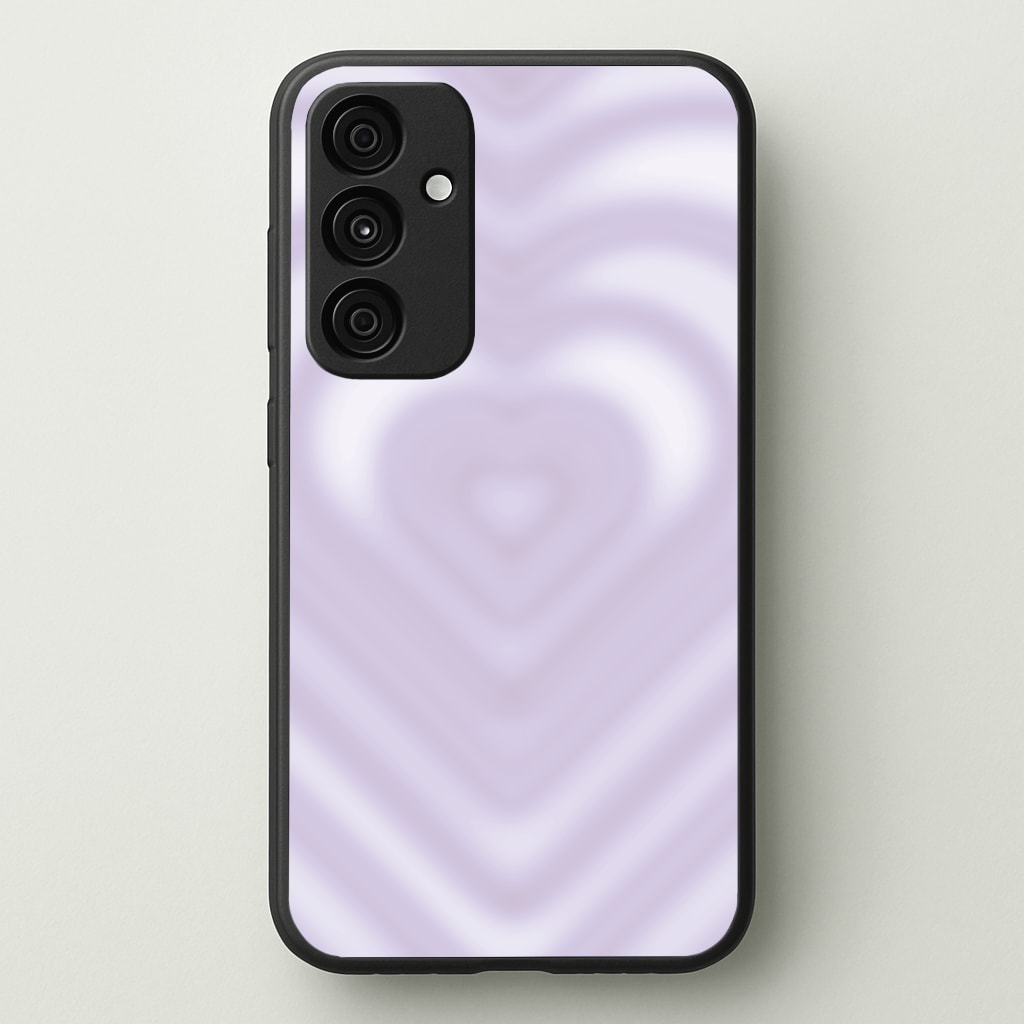Drippy Love Heart Purple Phone Case - Galaxy A35 / Standard