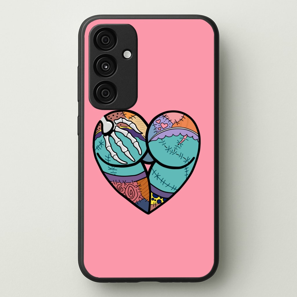 Sally And Jack Heart - TNBC Phone Case - Galaxy A35 / Standard