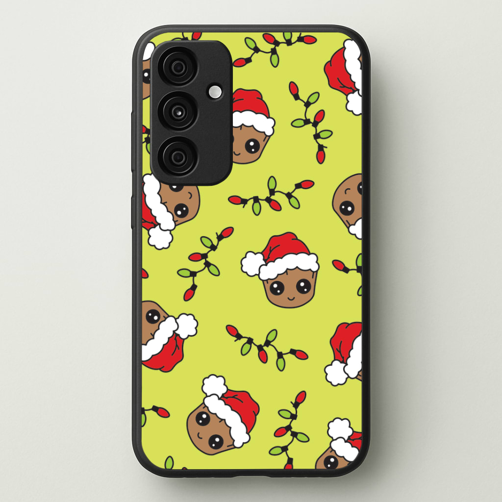 Christmas Tree Hero Pattern Phone Case - Galaxy A35 / Standard