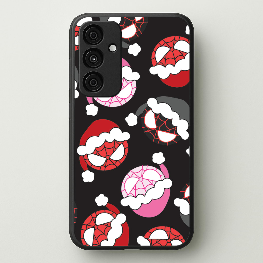 Spider Heroes Christmas Pattern Phone Case - Galaxy A35 / Standard