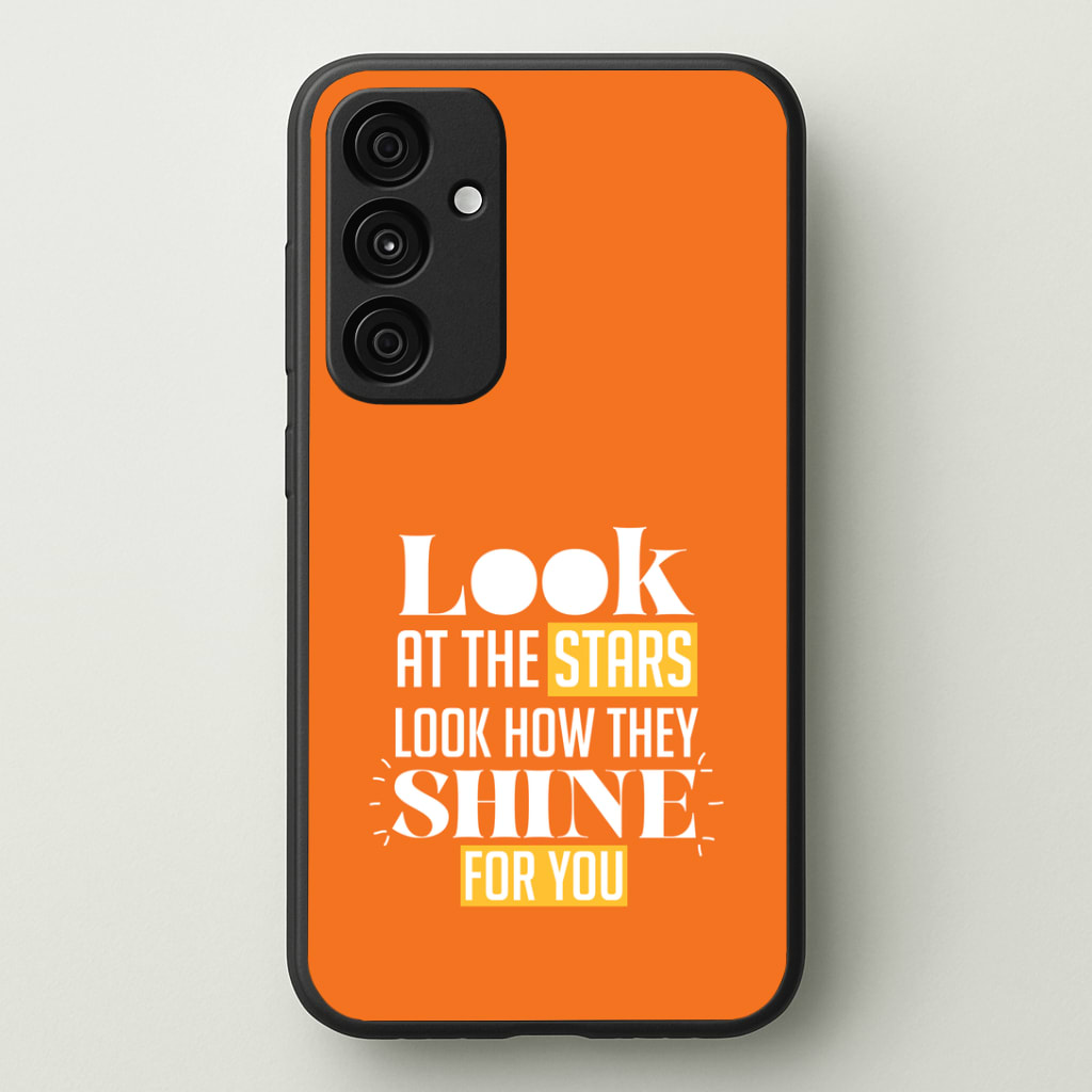Look At The Stars Phone Case - Galaxy A35 / Standard