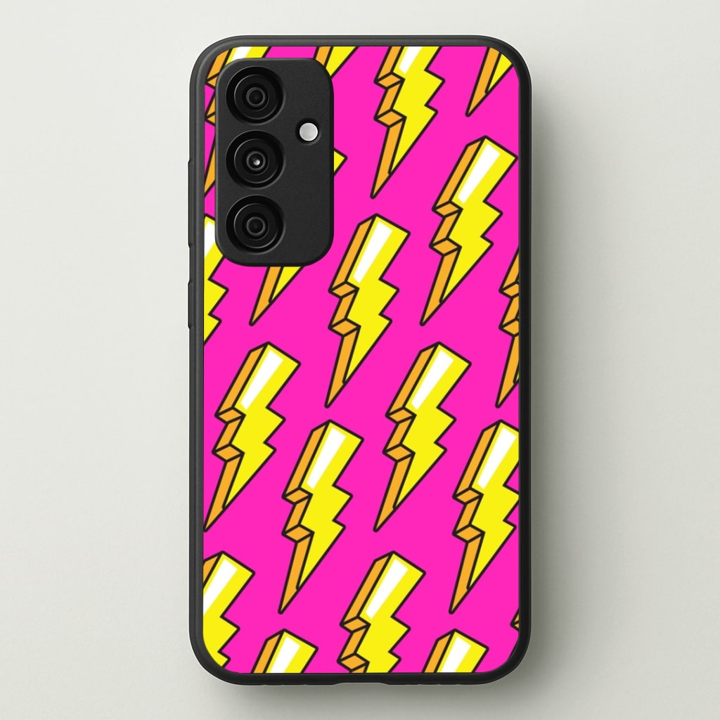 Pop Art Lightning Phone Case - Galaxy A35 / Standard