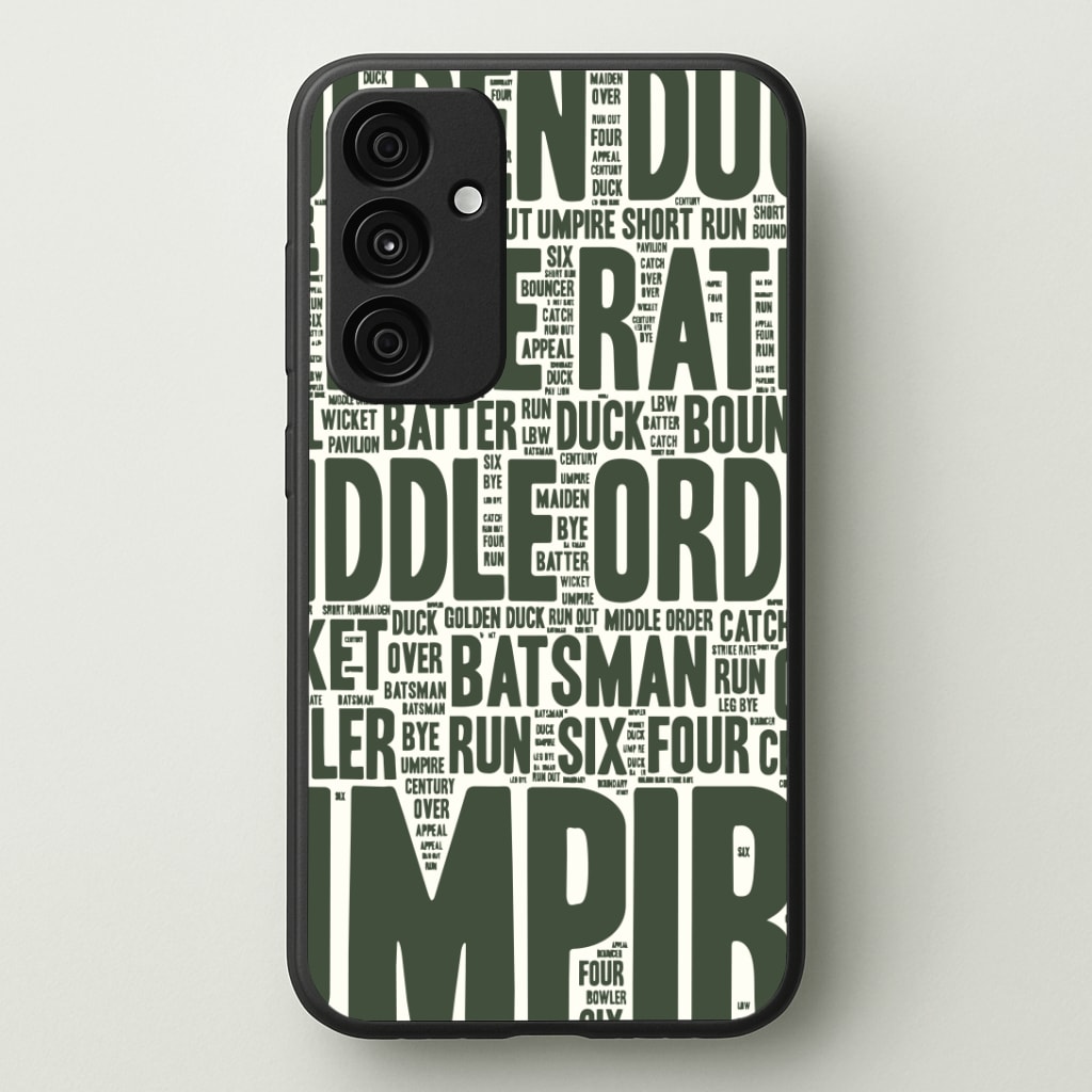 Cricket Wordscape Phone Case - Galaxy A35 / Standard
