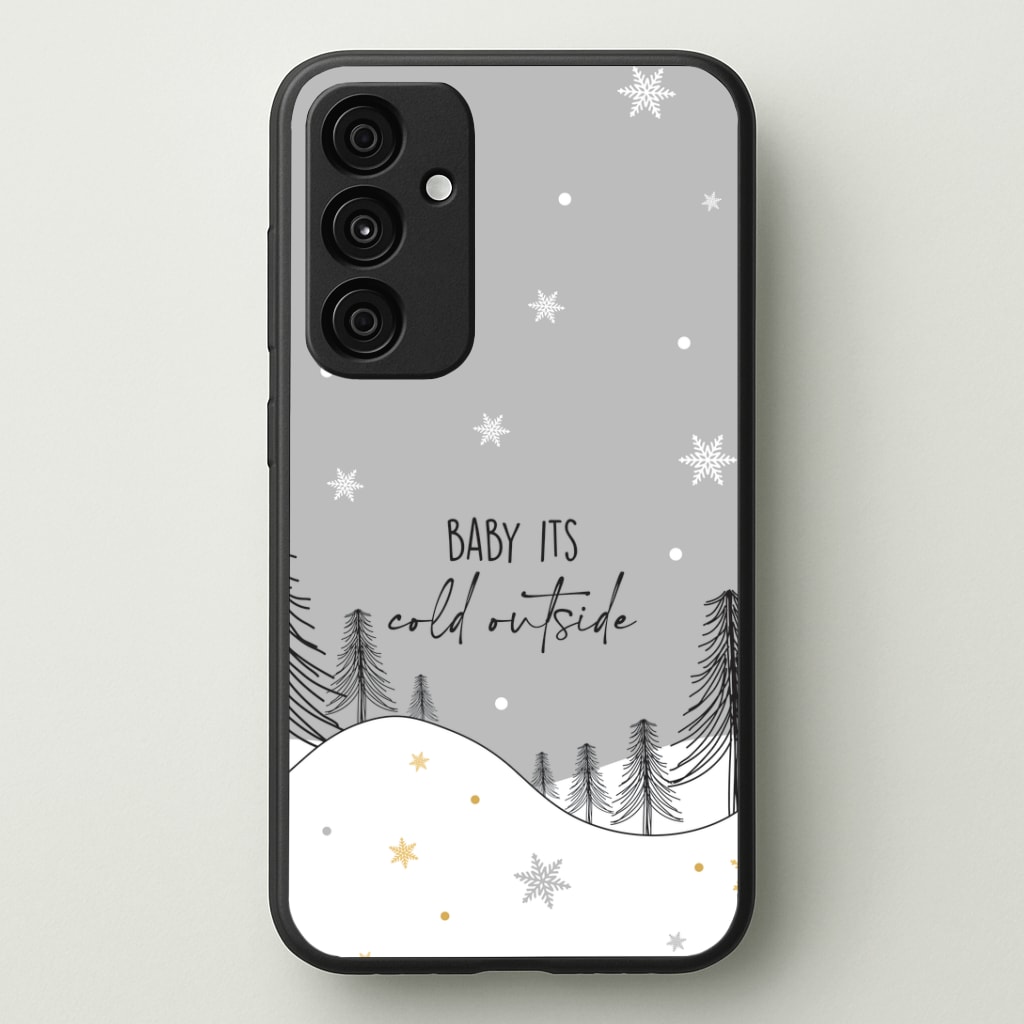 Baby It's Cold Outisde Landscape Phone Case - Galaxy A35 / Standard