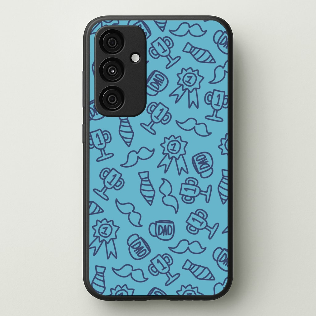 Dad Doodles Pattern Phone Case - Galaxy A35 / Standard