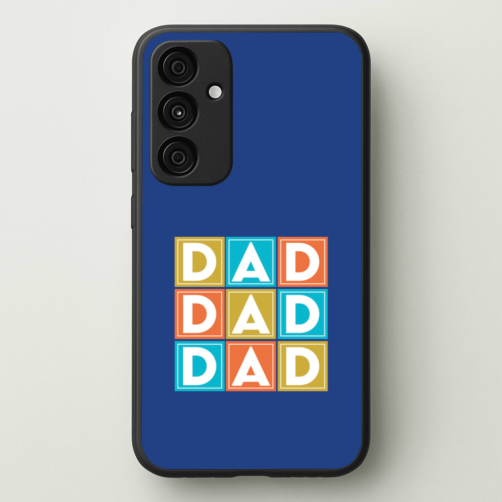 Dad Cubes Phone Case - Galaxy A35 / Standard