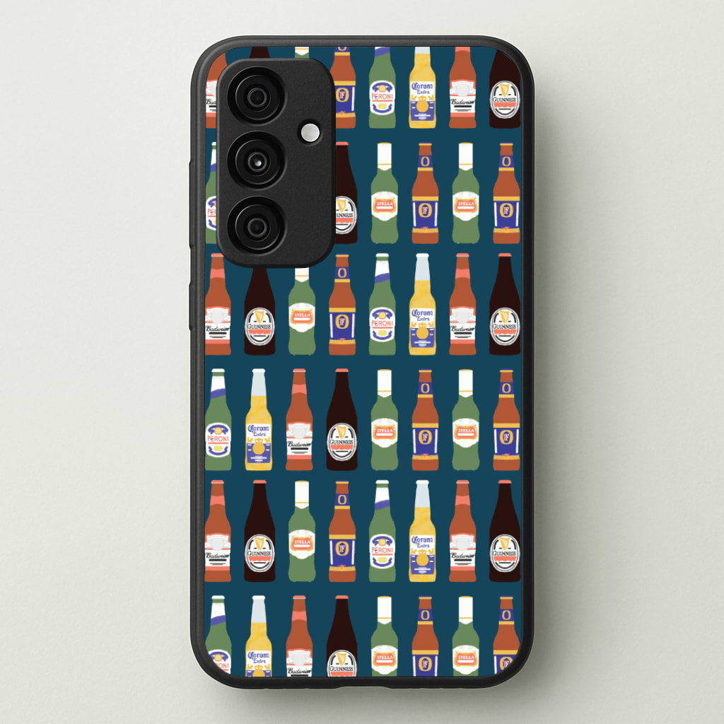 Geometric Brewery Pattern Phone Case - Galaxy A35 / Standard