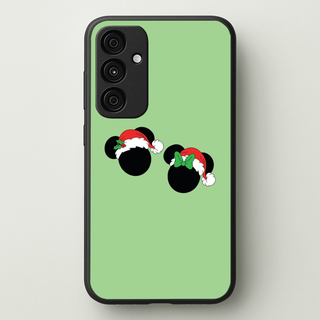 Festive Mice Christmas Phone Case - Galaxy A35 / Standard