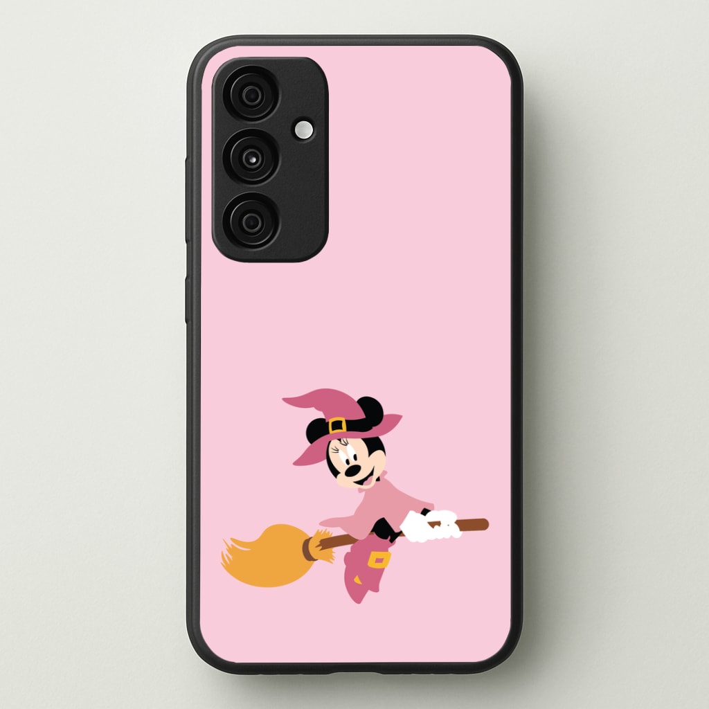 Witch Female Mouse Halloween Phone Case - Galaxy A35 / Standard
