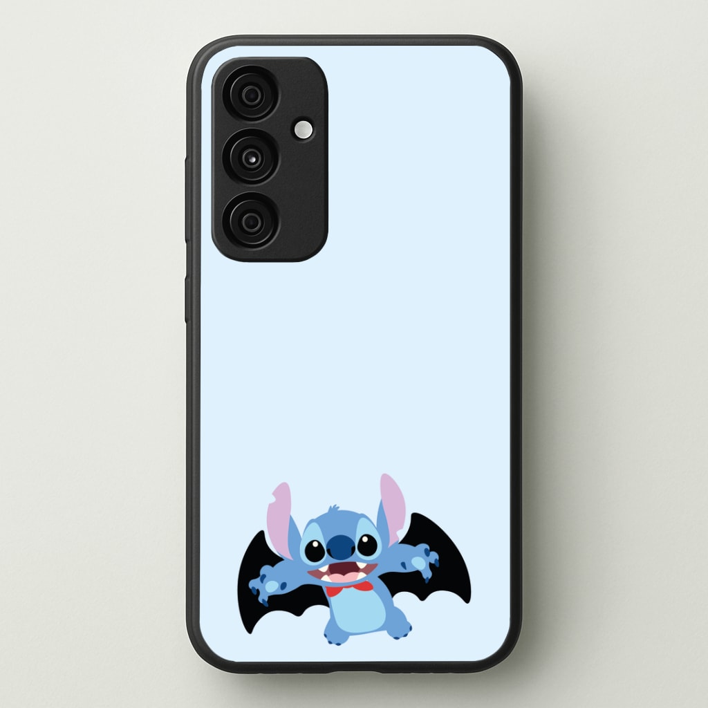 Vampire Alien Blue Halloween Phone Case - Galaxy A35 / Standard