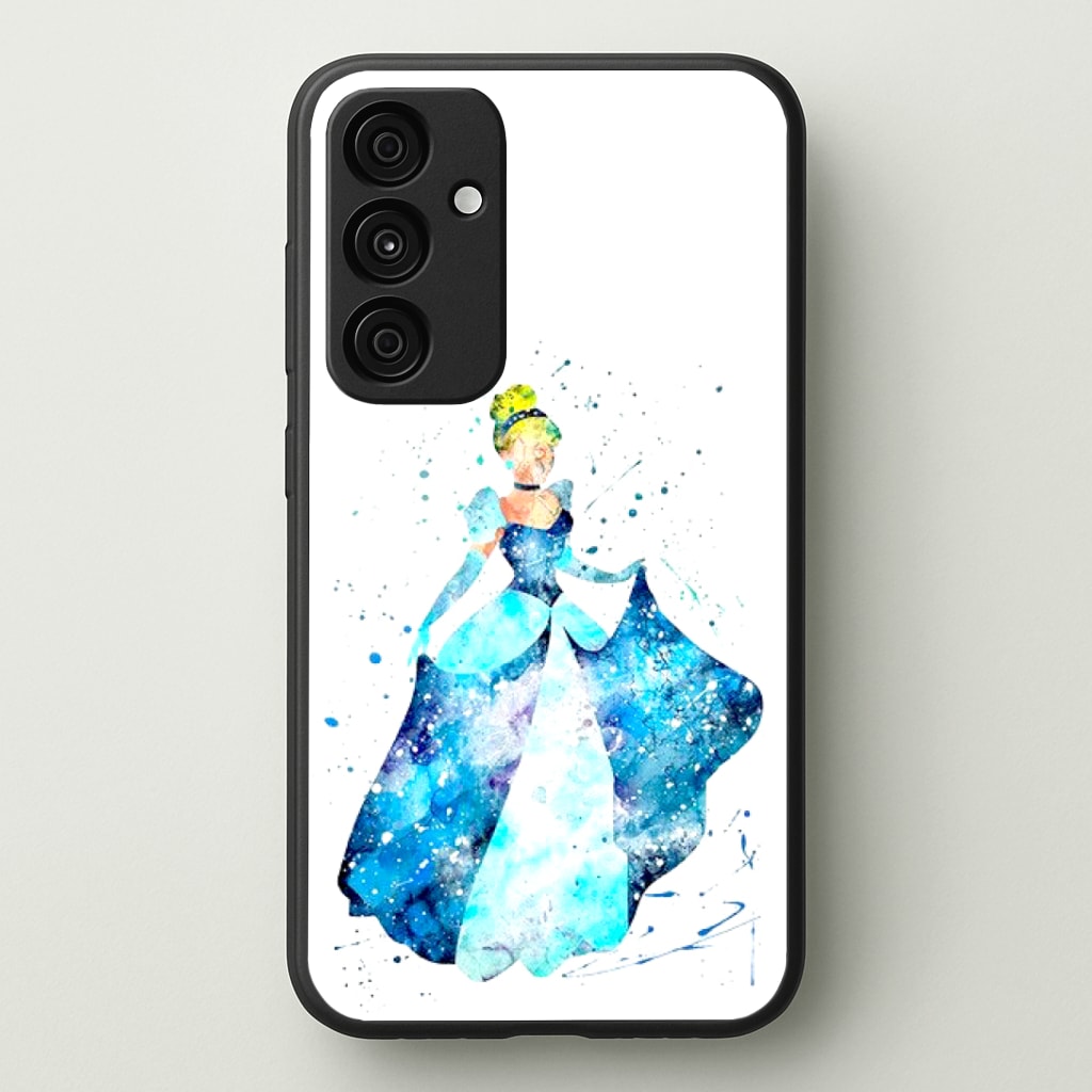 Watercolour Cinderella Fairytale Phone Case - Galaxy A35 / Standard